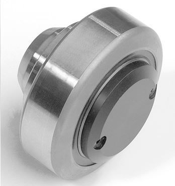 Rolle mit Axialkunststoffdeckel mit Distanzscheiben einstellbar für I - Profile